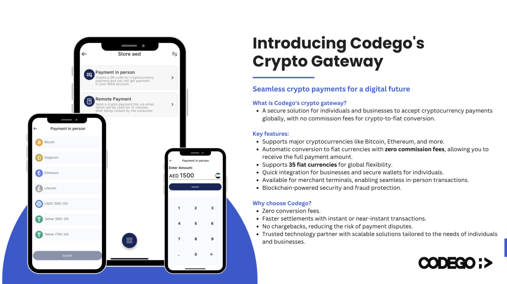 Codego Revolutionizes Merchant Payments with New Cryptogateway Solution