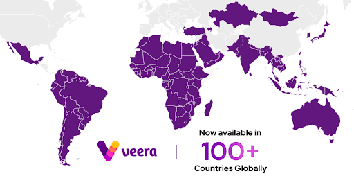 From India to the World: Veera Now in 100+ Countries, Bringing Seamless Access to Web3